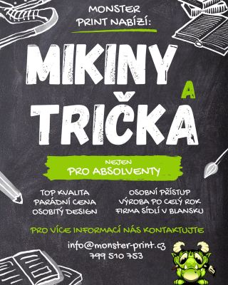 🎓 Absolventi, studenti i celé party pozor! Mikiny a trička s vlastním potiskem jsou skvělý způsob, jak si odnést vzpomínku...